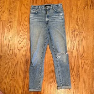 J Brand distressed straight leg Jeans